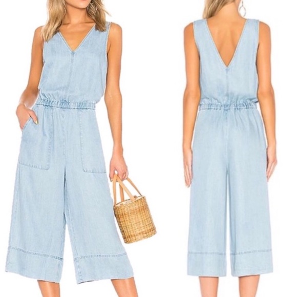 splendid jumpsuit chambray